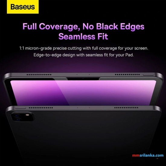 Baseus iPad Pro/Air3 10.5″ / iPad 7/8/9 10.2″ Crystal Series HD Tempered Glass Screen Protector